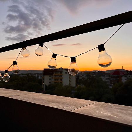 Ferienwohnung Ghinda Nest Bistriţa Exterior foto