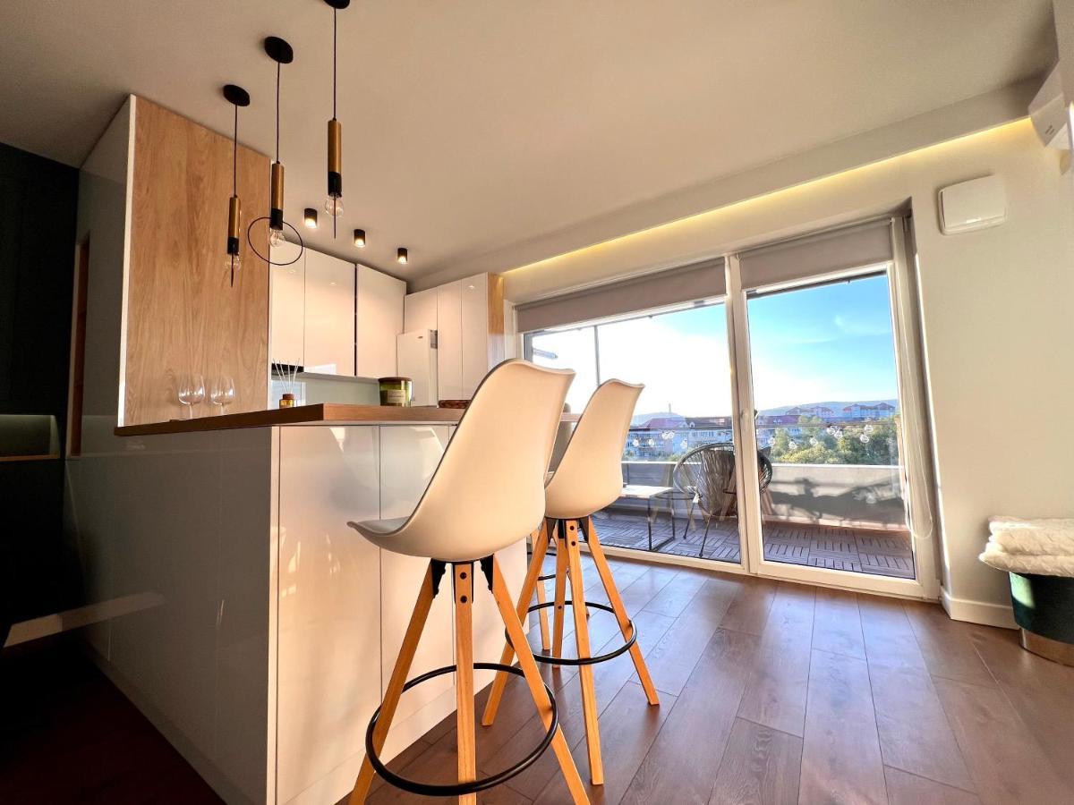 Ferienwohnung Ghinda Nest Bistriţa Exterior foto